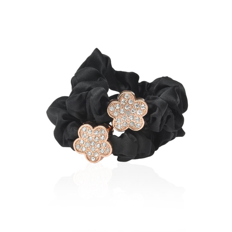 Набор резинок для волос шифоновый с украшением 2шт (10913) вариант 03