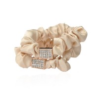 Набор резинок для волос шифоновый с украшением 2шт (10952) вариант 04