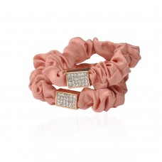 Набор резинок для волос шифоновый с украшением 2шт (10952) вариант 05