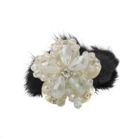 Резинка для волос с украшением (11009) вариант 01