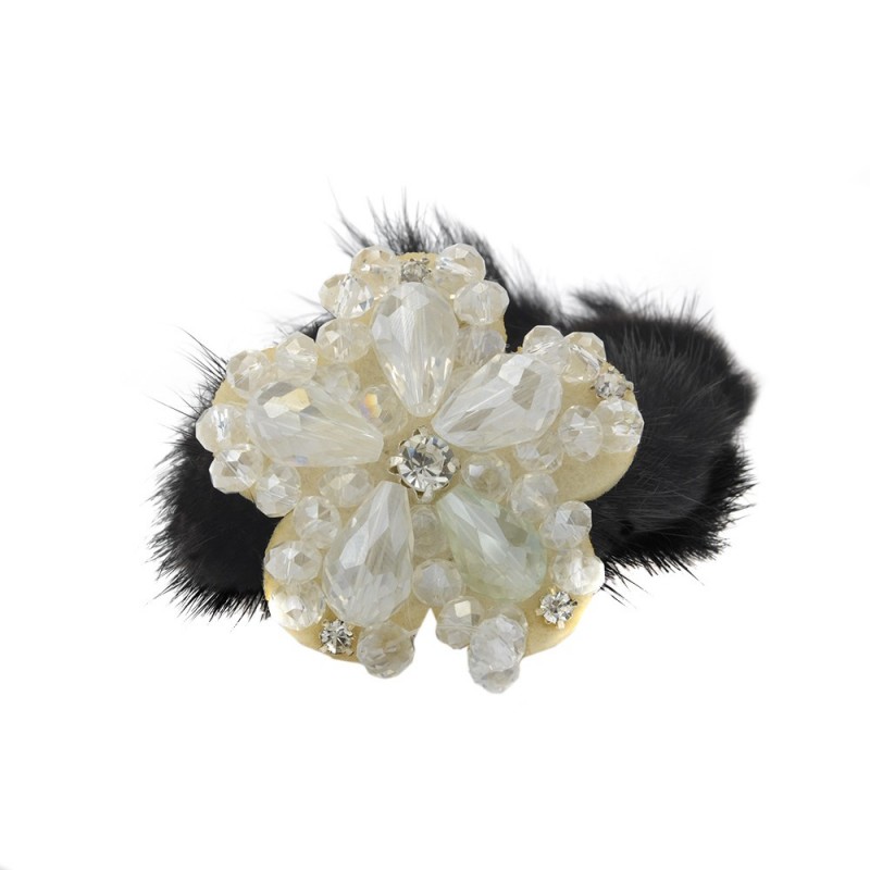 Резинка для волос с украшением (11009) вариант 01