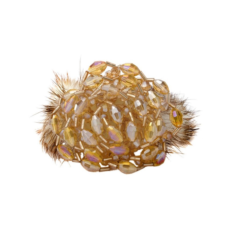 Резинка для волос с украшением (11254) вариант 01