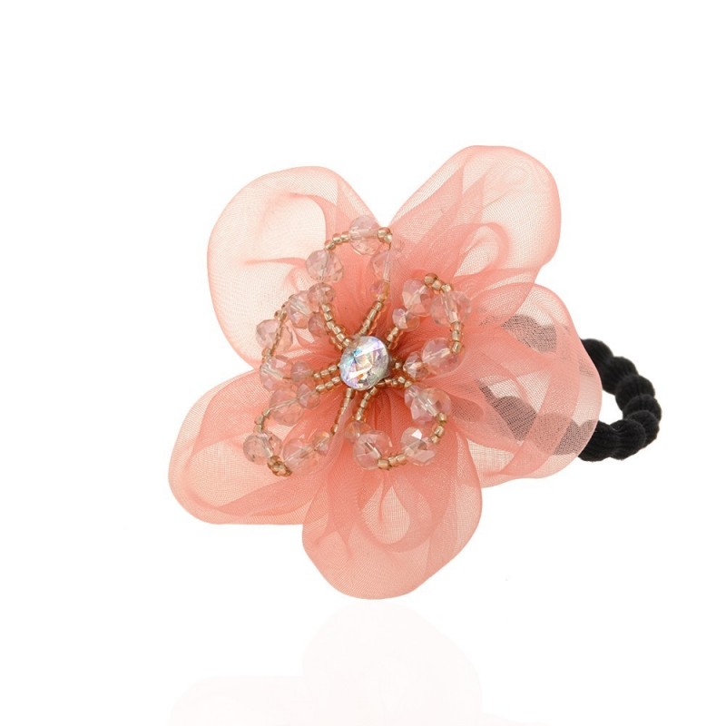 Резинка для волос с украшением (12438) вариант 01