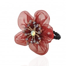 Резинка для волос с украшением (12438) вариант 03