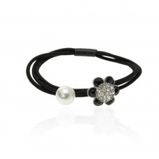 Резинка для волос с украшением (14074) вариант 01