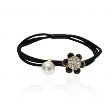 Резинка для волос с украшением (14074) вариант 02