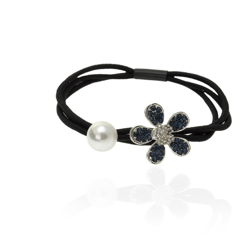 Резинка для волос с украшением (14077) вариант 01