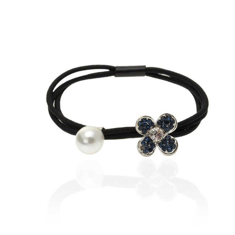 Резинка для волос с украшением (14078) вариант 01