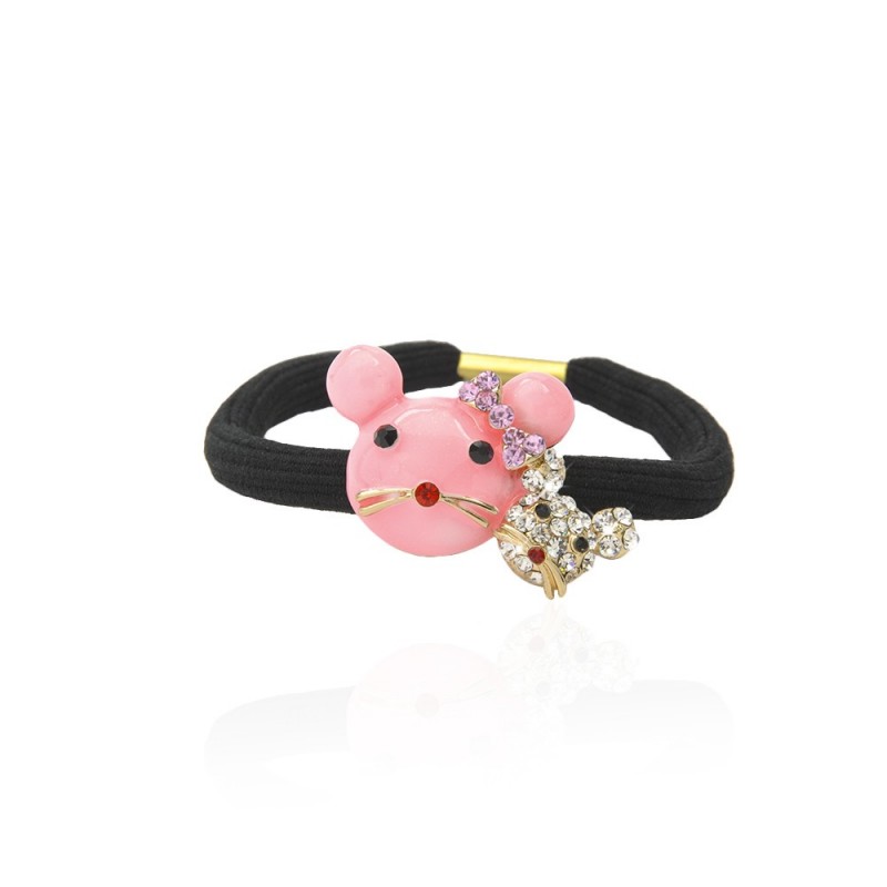 Резинка для волос с украшением (2614) вариант 04