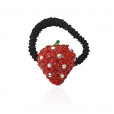 Резинка для волос с украшением Клубника (2694) вариант 02