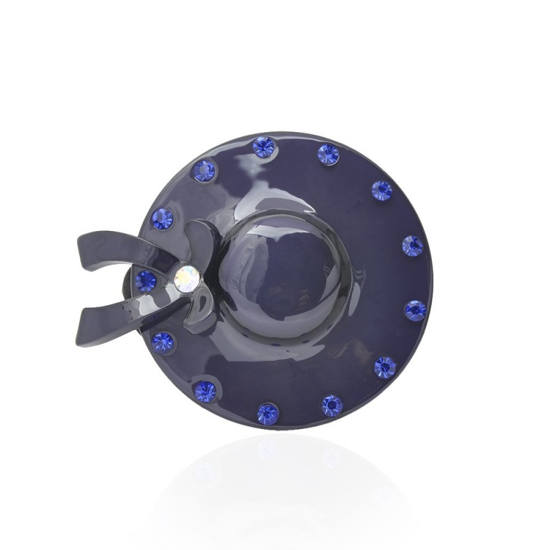 Велюровая резинка для волос с украшением (3551) вариант 01