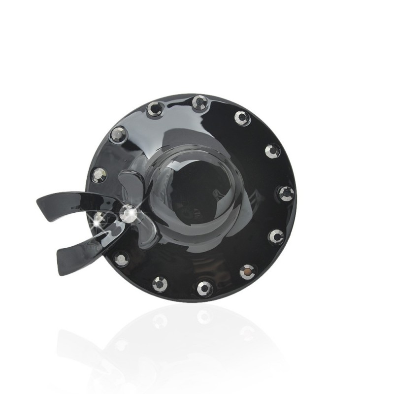 Велюровая резинка для волос с украшением (3551) вариант 02