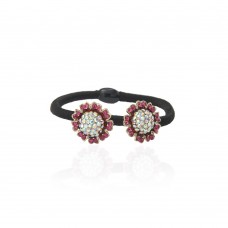 Резинка для волос с украшением (3821) вариант 12