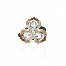 Резинка для волос с украшением (3836) вариант 01