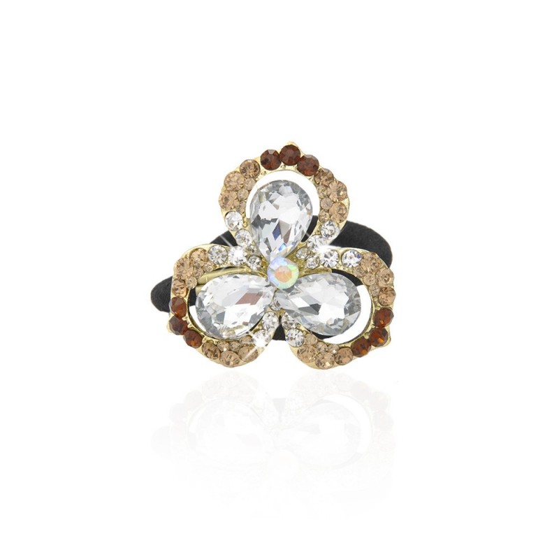 Резинка для волос с украшением (3836) вариант 01