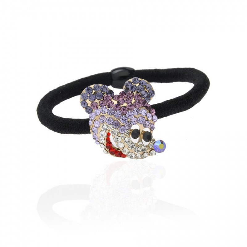 Резинка для волос с украшением (6026) вариант 02