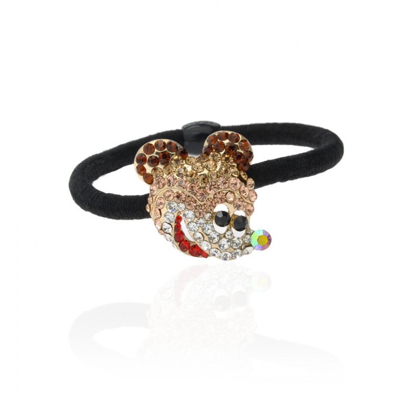 Резинка для волос с украшением (6026) вариант 06