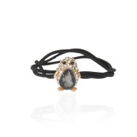 Резинка для волос тройная с украшением (7465) вариант 05