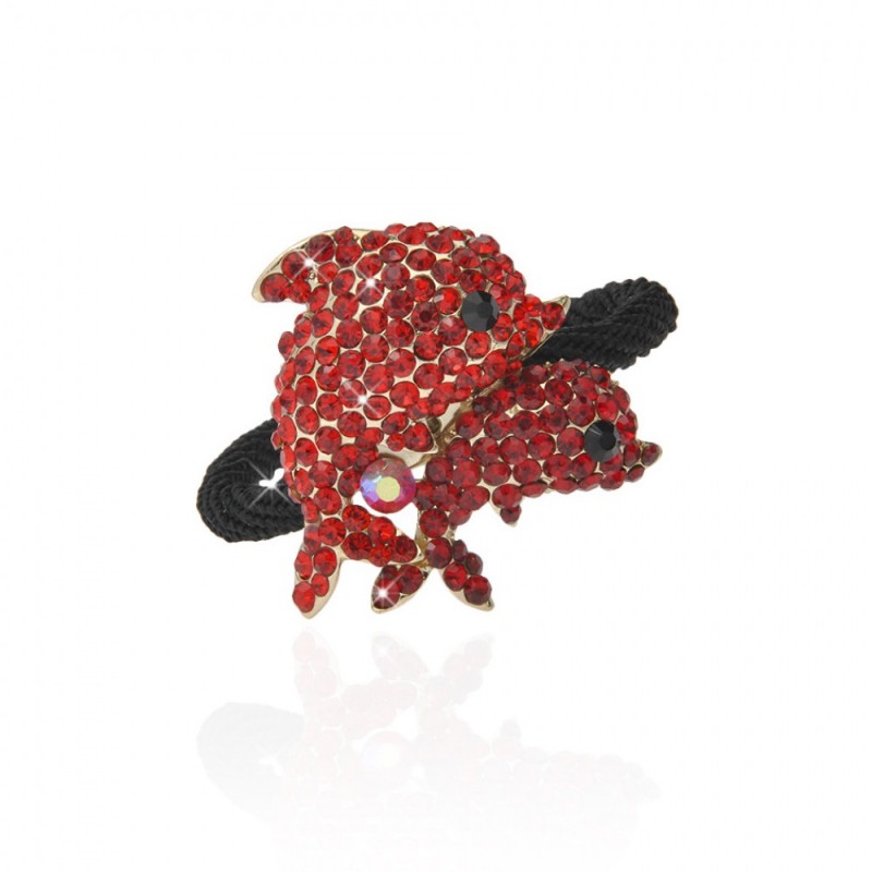 Резинка для волос с украшением (8477) вариант 01