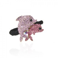 Резинка для волос с украшением (8477) вариант 03