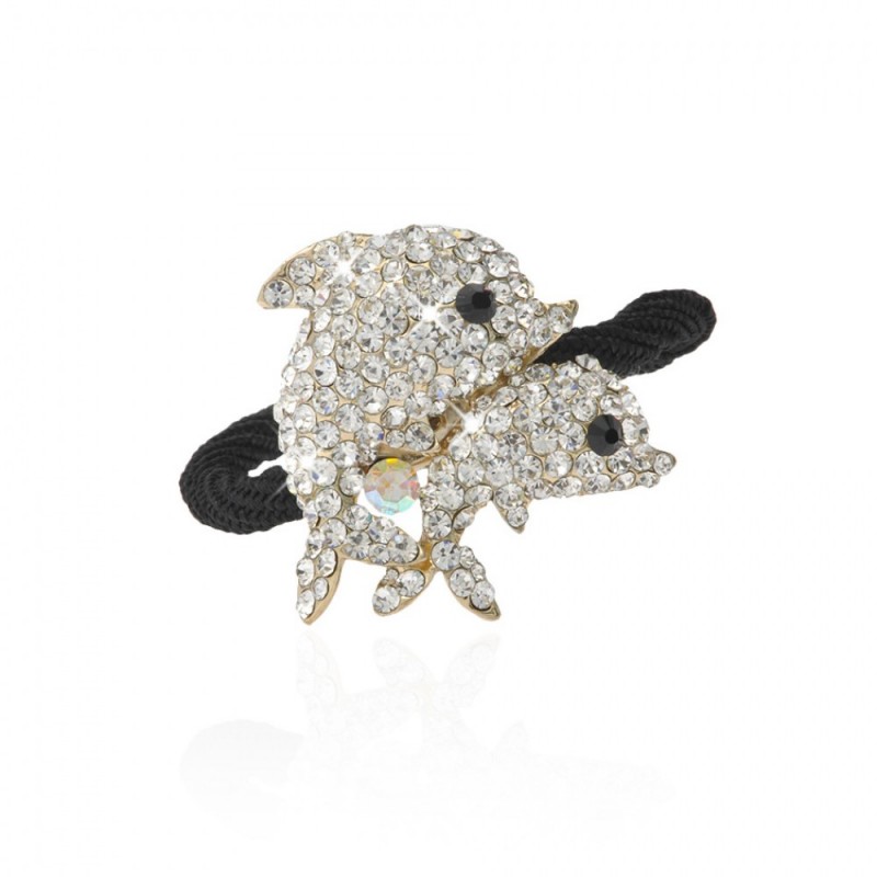 Резинка для волос с украшением (8477) вариант 06