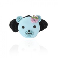 Велюровая резинка для волос с украшением (8484) вариант 05