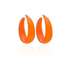 Серьги кольцо ø5см с блестками (2783) вариант 05