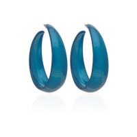 Серьги кольцо ø6см (2787) вариант 02