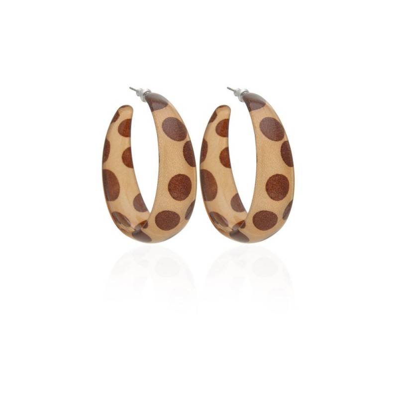 Серьги кольцо ø5см (2789) вариант 01