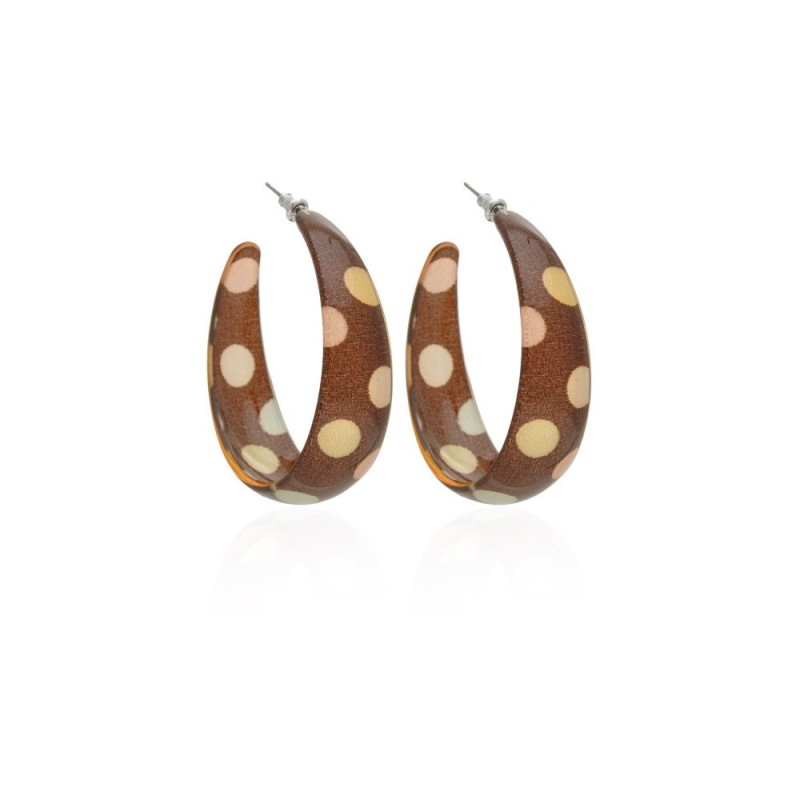 Серьги кольцо ø5см (2789) вариант 02