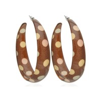 Серьги кольцо ø7см (2790) вариант 04