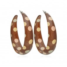 Серьги кольцо ø7см (2790) вариант 04