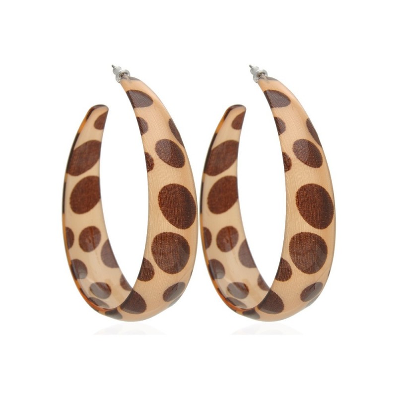 Серьги кольцо ø7см (2790) вариант 05