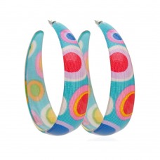 Серьги кольцо ø7см (2792) вариант 01