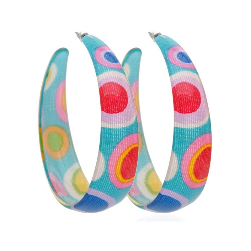 Серьги кольцо ø7см (2792) вариант 01