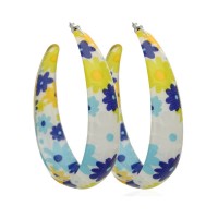 Серьги кольцо ø7см (2792) вариант 02