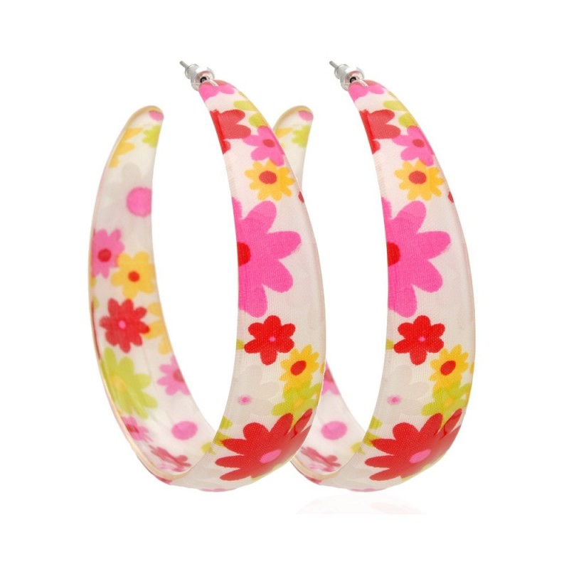 Серьги кольцо ø7см (2792) вариант 03