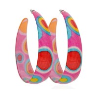 Серьги кольцо ø7см (2792) вариант 04