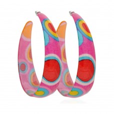 Серьги кольцо ø7см (2792) вариант 04