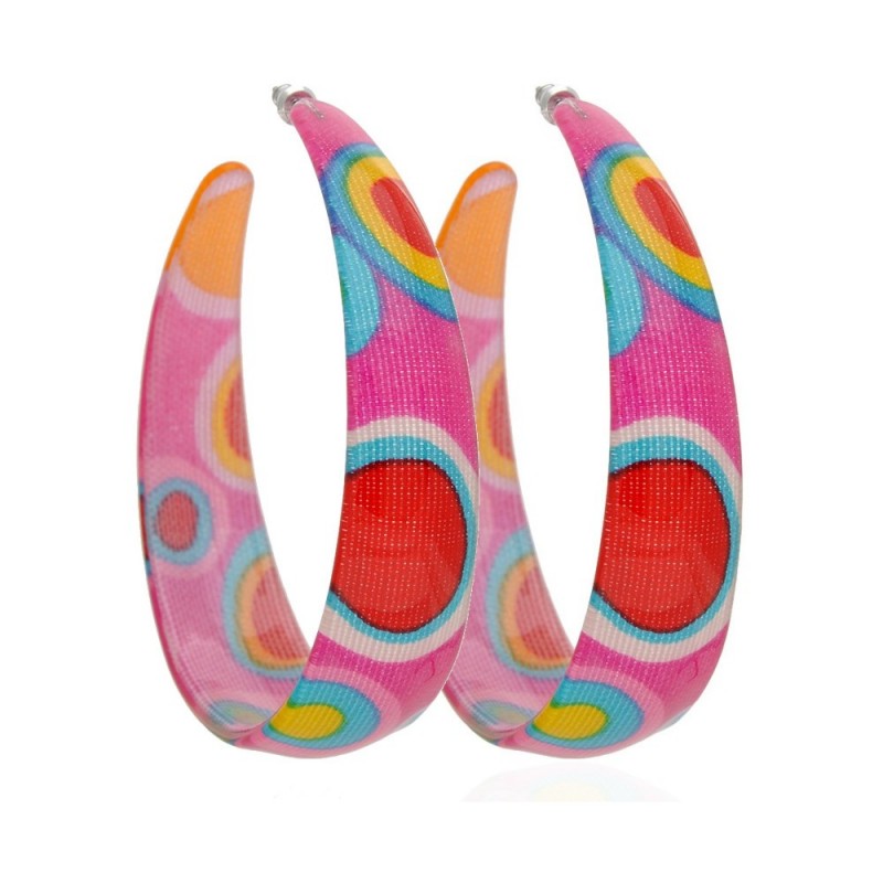 Серьги кольцо ø7см (2792) вариант 04