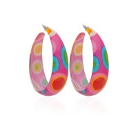 Серьги кольцо ø6см (2793) вариант 04