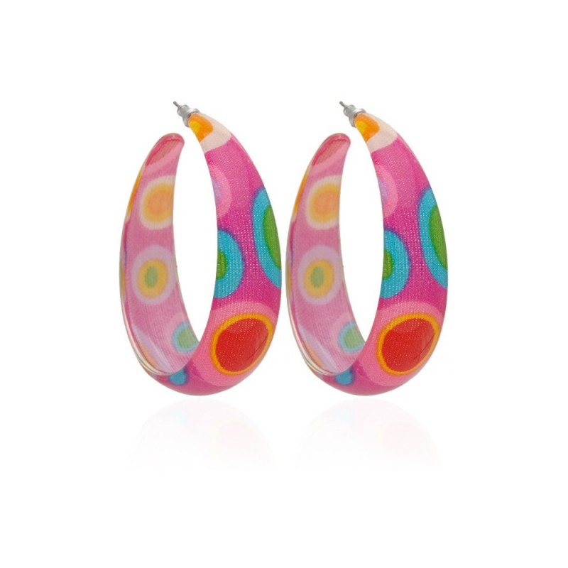 Серьги кольцо ø6см (2793) вариант 04