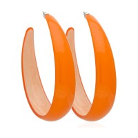 Серьги кольцо ø7см с блестками (2794) вариант 01