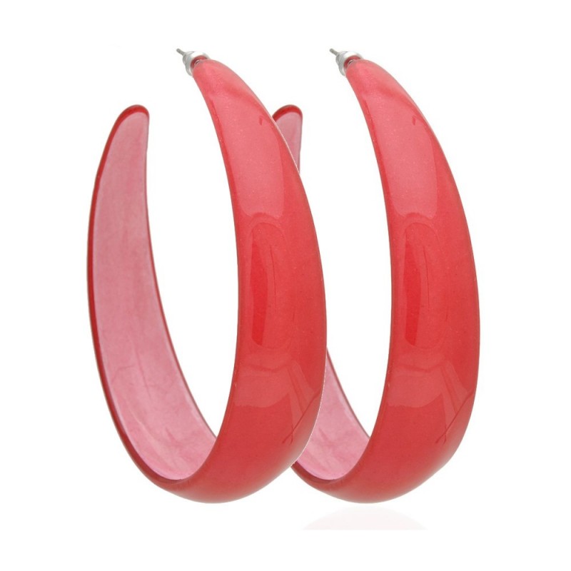 Серьги кольцо ø7см с блестками (2794) вариант 10