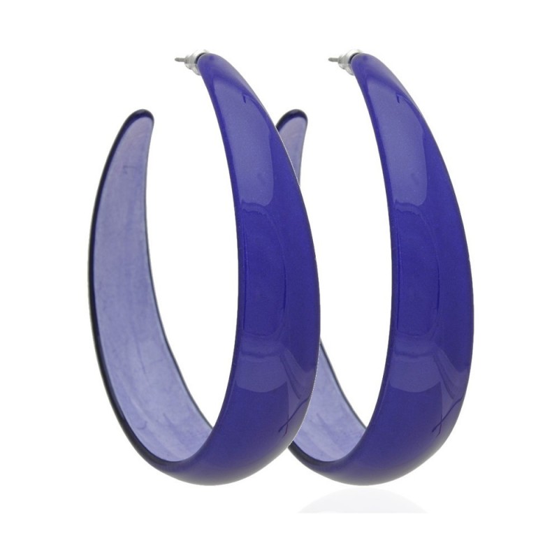 Серьги кольцо ø7см с блестками (2794) вариант 11