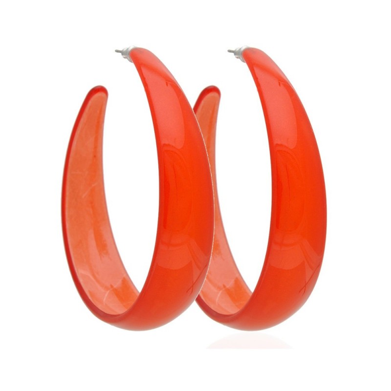 Серьги кольцо ø7см с блестками (2794) вариант 12