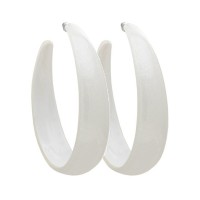 Серьги кольцо ø7см с блестками (2794) вариант 02