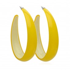 Серьги кольцо ø7см с блестками (2794) вариант 03