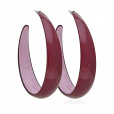 Серьги кольцо ø7см с блестками (2794) вариант 07