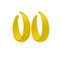 Серьги кольцо ø6см с блестками (2795) вариант 06